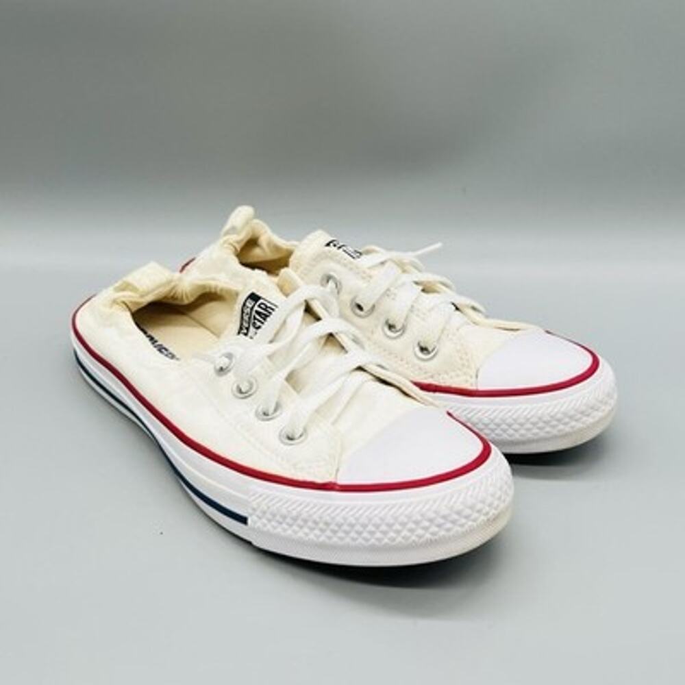 Converse Shoes Womens 7 White Chuck Taylor All Star Shoreline Slip On Sneakers - Picture 2 of 11